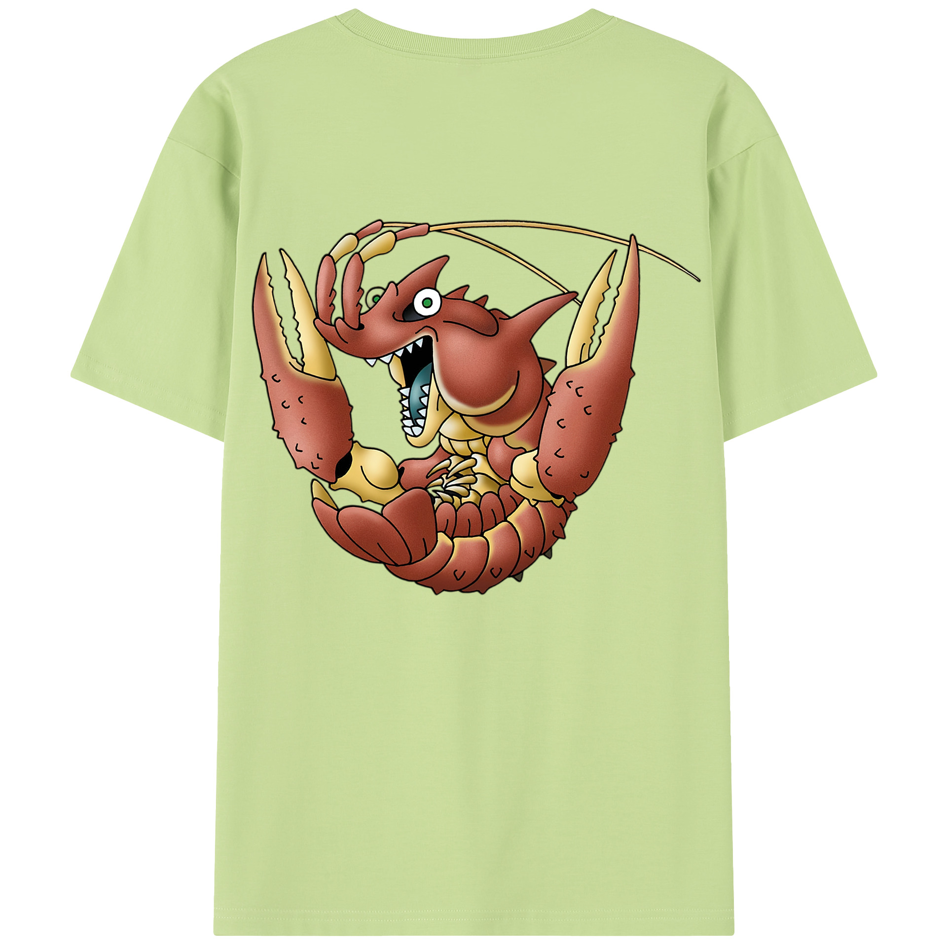 （画像用） ドラゴンクエスト Doragon Kuesuto Dragon Quest 綿100％半袖Tシャツ（背面プリント）